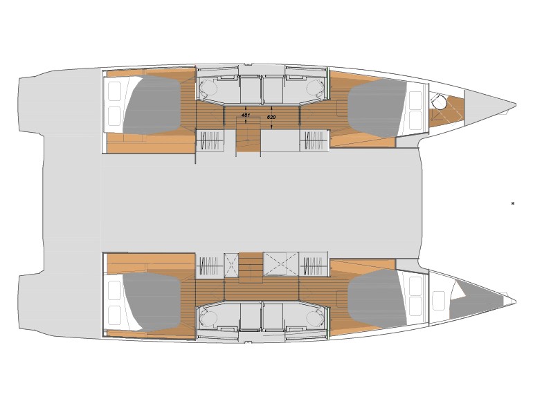 Plan image Vienna Pearl | A/C, Gen, Water-maker / Elba 45[G]