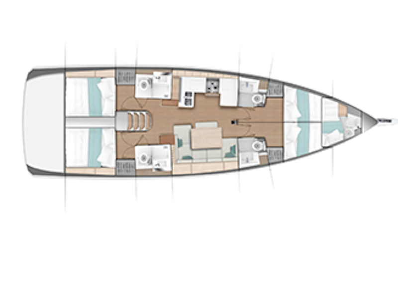 S/Y - Sun Odyssey 490 - 5 Cabins - Built 2019