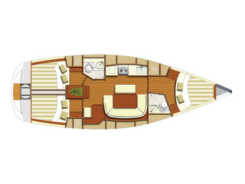 Dufour  - Erica - Plan image - Italy, Marsala Marina