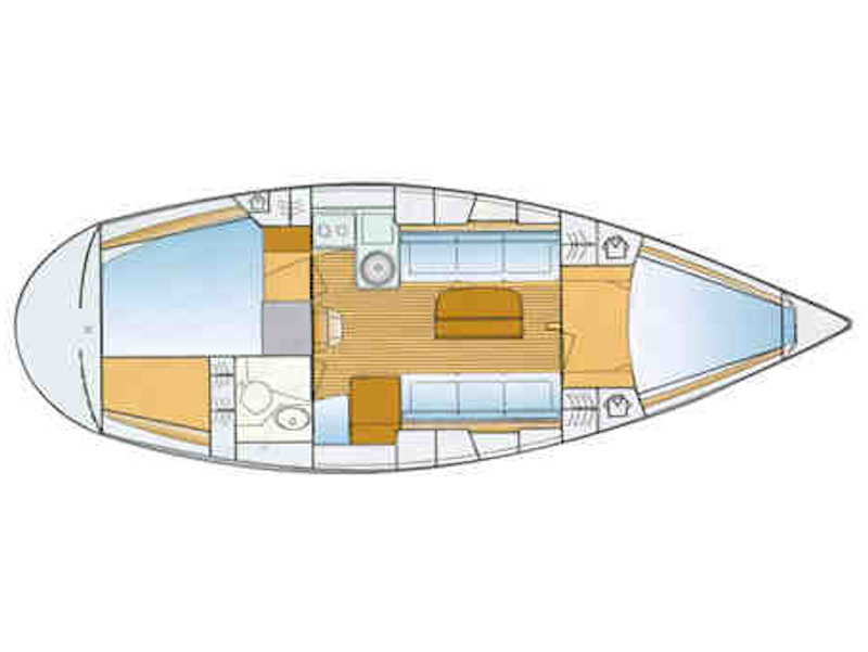 S/Y - Bavaria 34 Cruiser - 2 Cabins - Built 2008