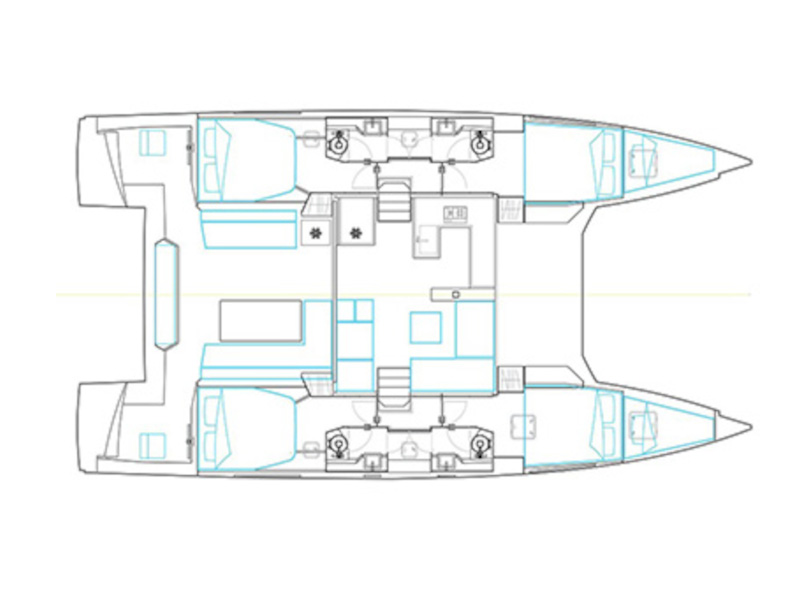 Plan image PRES- 46F-18-G / Nautitech 46 Fly[G]