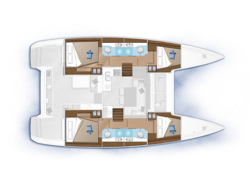 Catamaran - Lagoon 40 - 4 Cabins - Built 2020