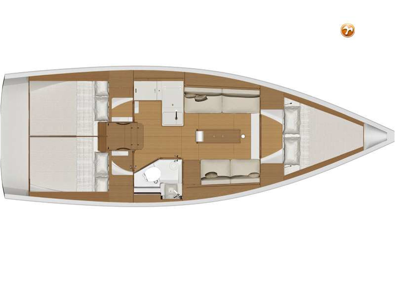 Plan image PRES- 360-MA-19 / Dufour 360 Grand Large[G]