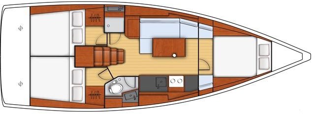 Layout Karavas / Oceanis 38[G]