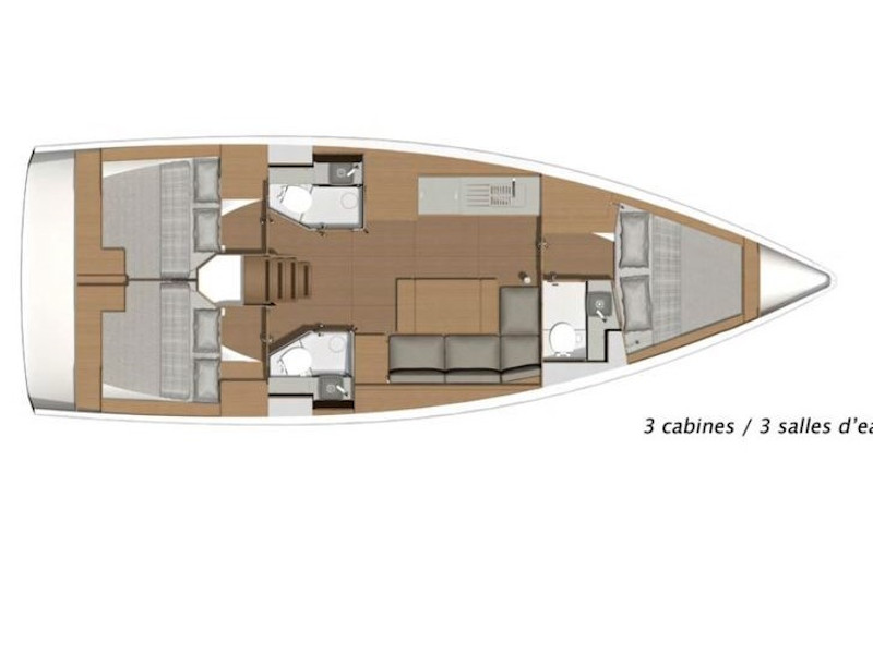 Dufour  - Friend Planet - Plan image - Italy, Marina Portorosa