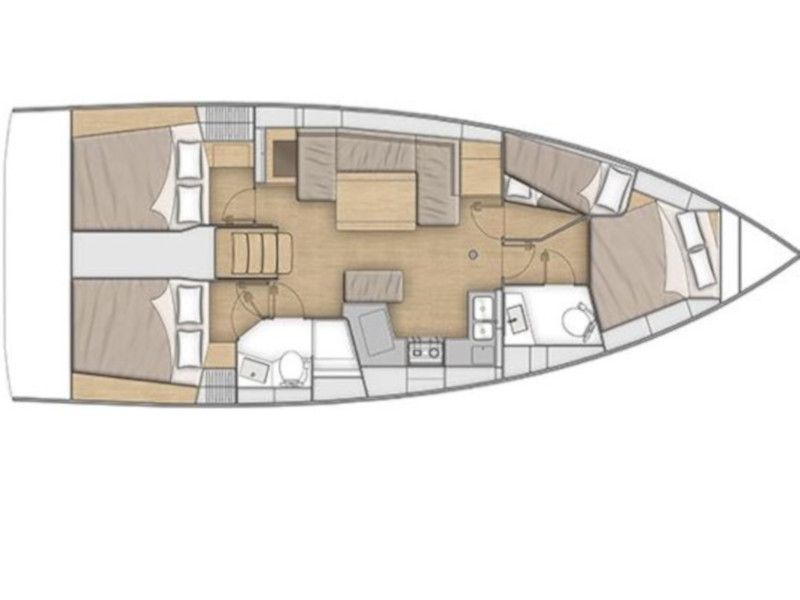 Plan image Alma Libre VII / Oceanis 40.1[G]