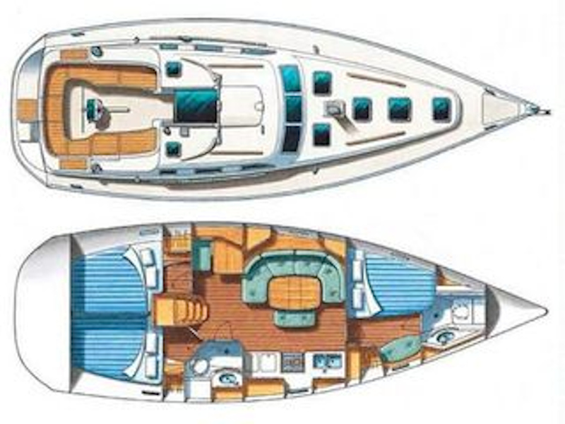 S/Y - Oceanis Clipper 393 - 3 Cabins - Built 2002