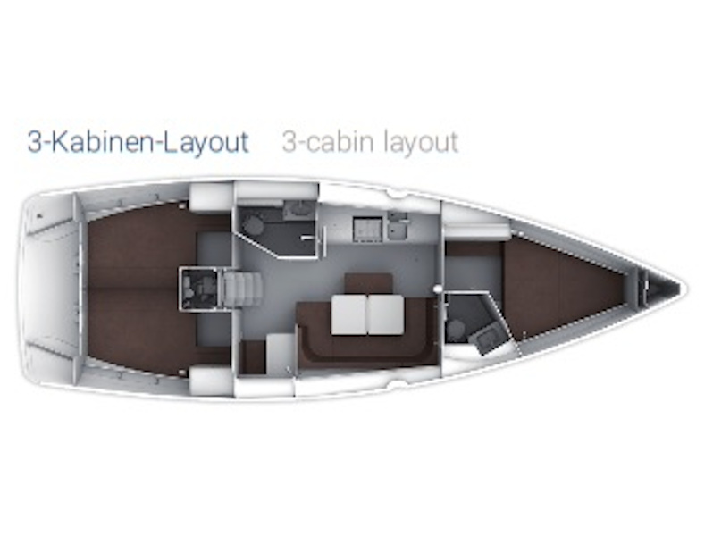 S/Y - Bavaria Cruiser 41 - 3 Cabins - Built 2021