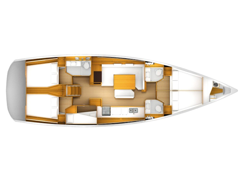 S/Y - Sun Odyssey 519 - 6 Cabins - Built 2020