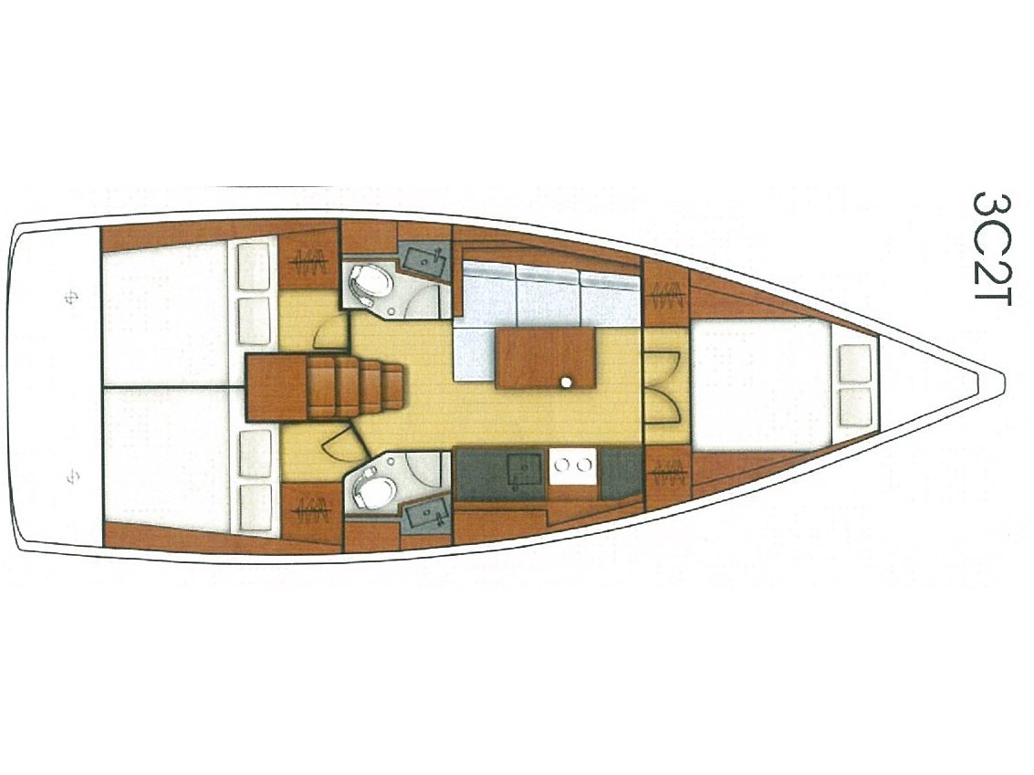 Plan image SIRINA / Oceanis 38.1[G]