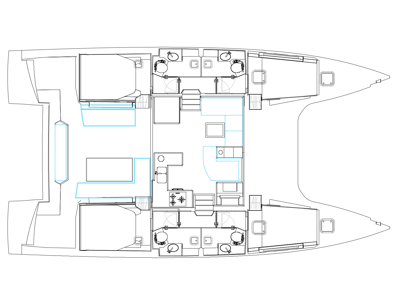 Catamaran - Nautitech 40 Open - 4 Cabins - Built 2019