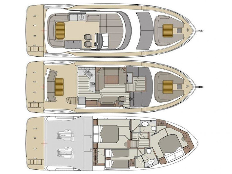 M/Y - Absolute 47 Fly - 3 Cabins - Built 2020