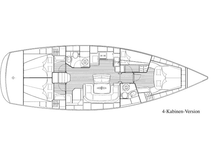 S/Y - Bavaria 46 Cruiser - 4 Cabins - Built 2008