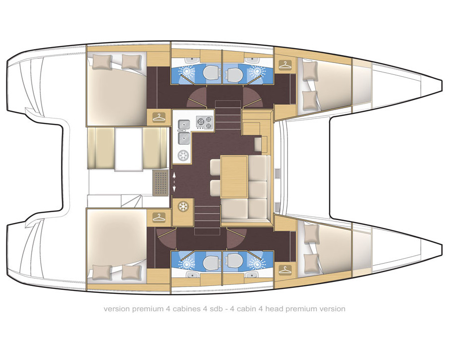 Catamaran - Lagoon 39 - 6 Cabins - Built 2017
