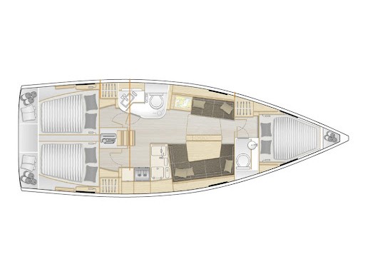 S/Y - Hanse 388 - 3 Cabins - Built 2022