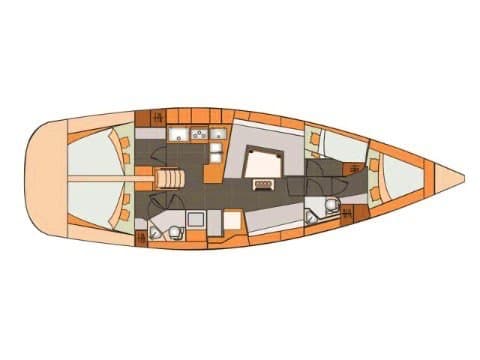 S/Y - Elan 45 Impression - 4 Cabins - Built 2016