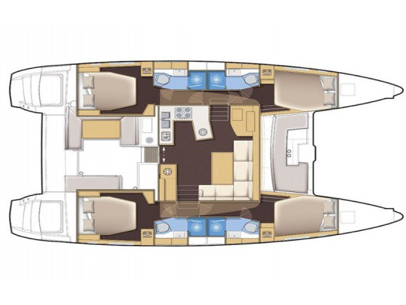 Catamaran - Lagoon 450 Fly - 4 Cabins - Built 2017