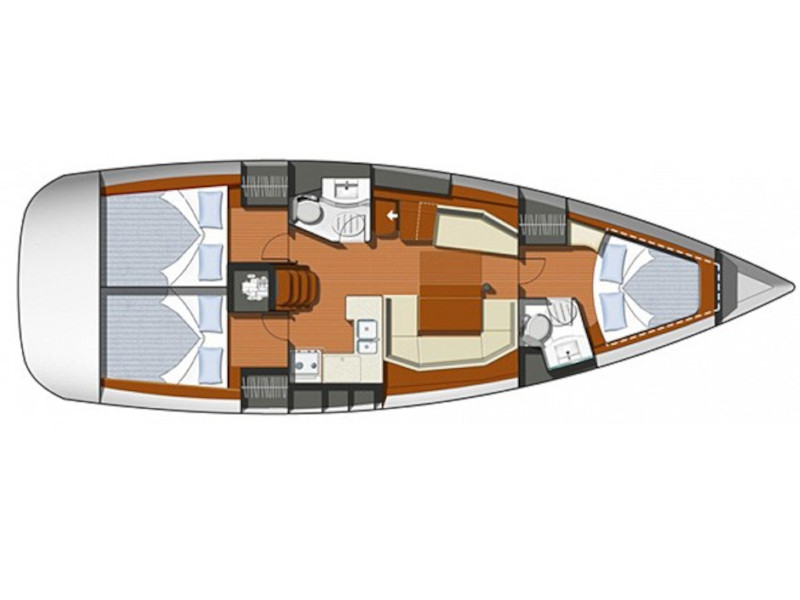 S/Y - Sun Odyssey 42 i - 3 Cabins - Built 2009