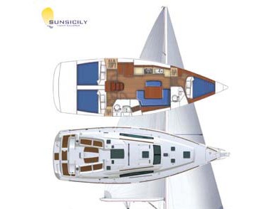 Beneteau  - Senza Veli - Plan image - Italy, Marina Portorosa