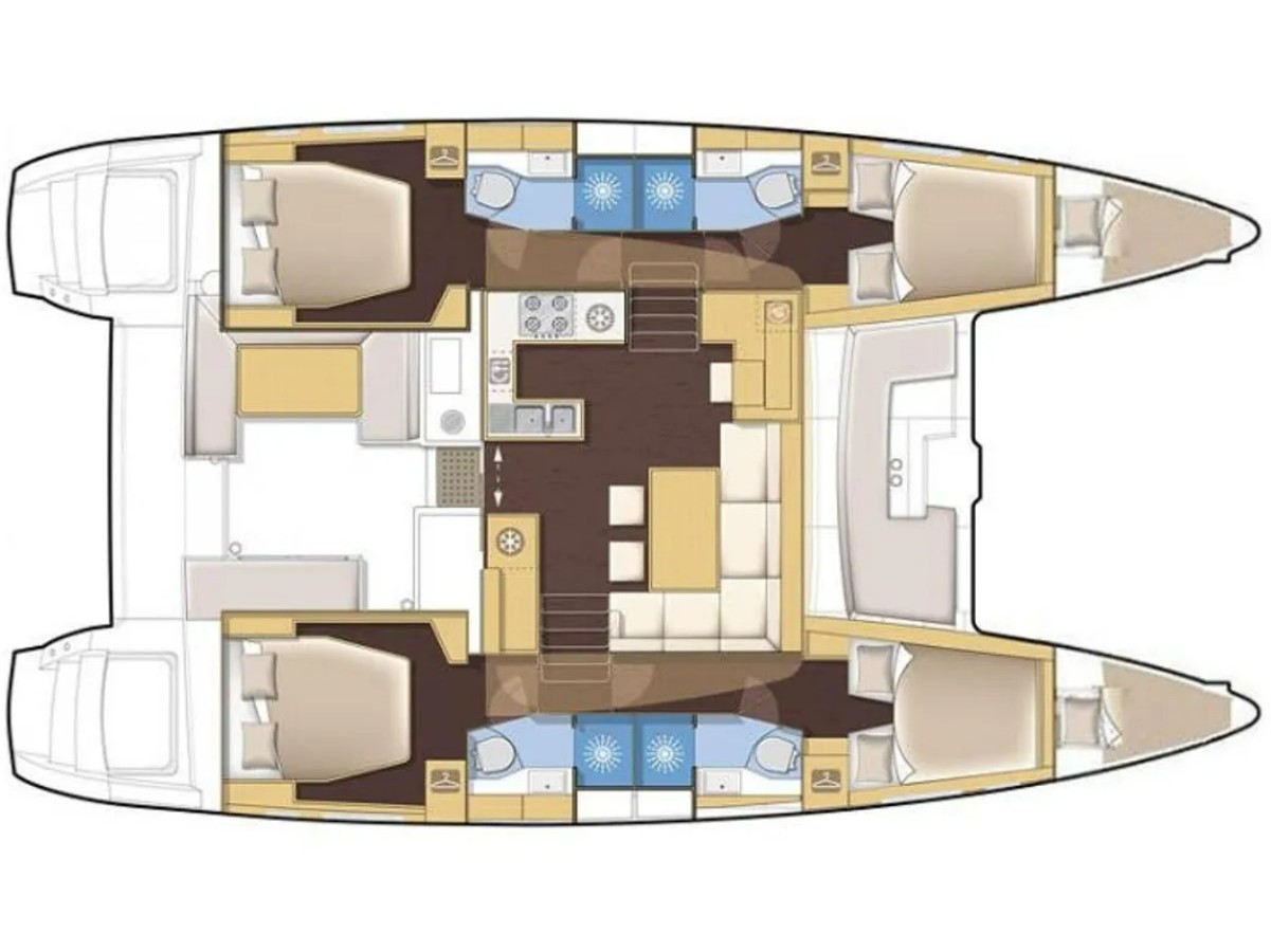 Lagoon  - ZIL SEASHELL - Plan image - Seychelles, Eden Island Marina