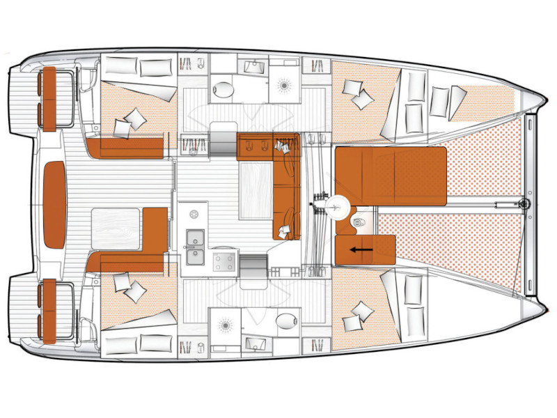 Catamaran - Excess 11 - 6 Cabins - Built 2022