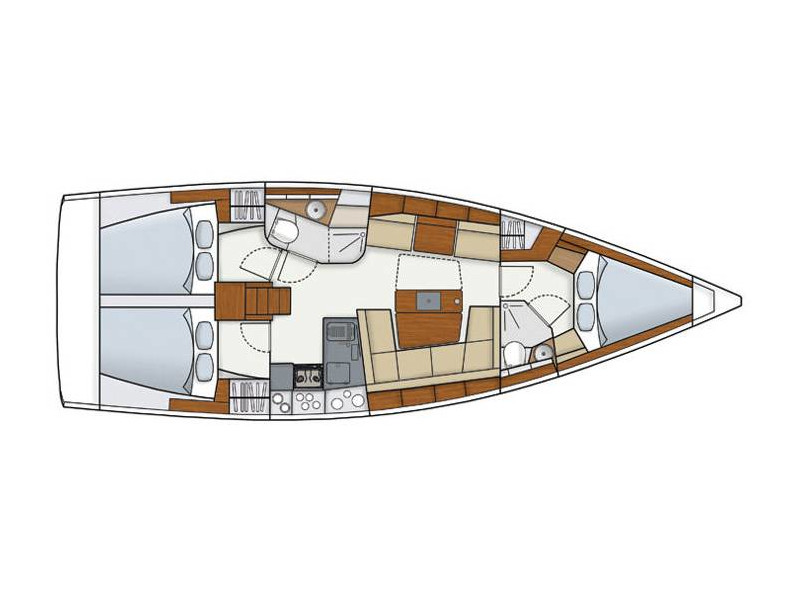 S/Y - Hanse 415 - 3 Cabins - Built 2016