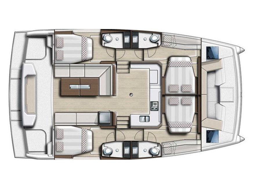 Catamaran - Bali Catspace - 4 Cabins - Built 2021