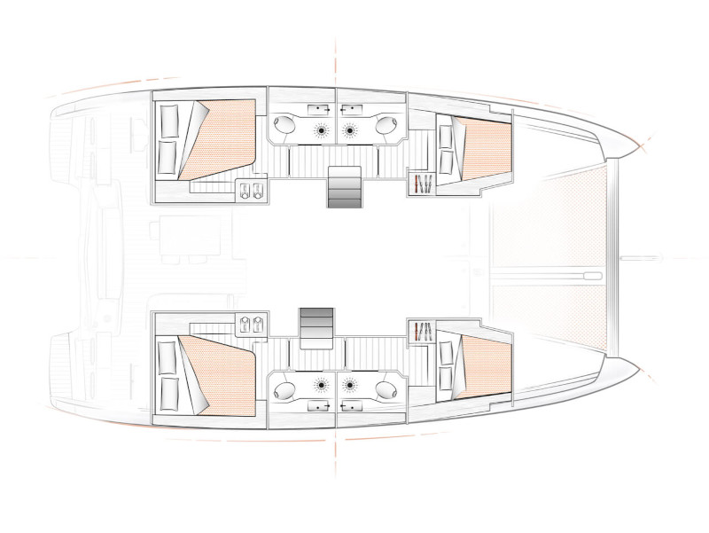 Catamaran - Excess 12 - 4 Cabins - Built 2020