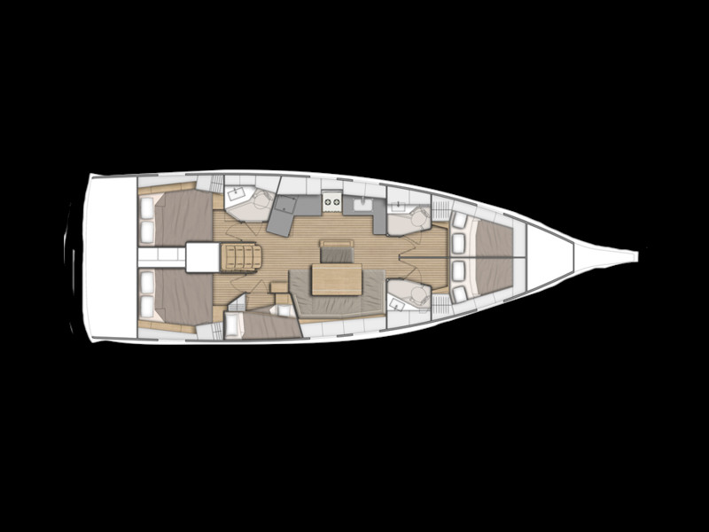 S/Y - Oceanis 46.1 - 5 Cabins - Built 2021