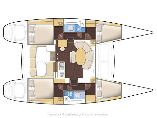 Plan image Lagoon 380 18' / Lagoon 380[G]