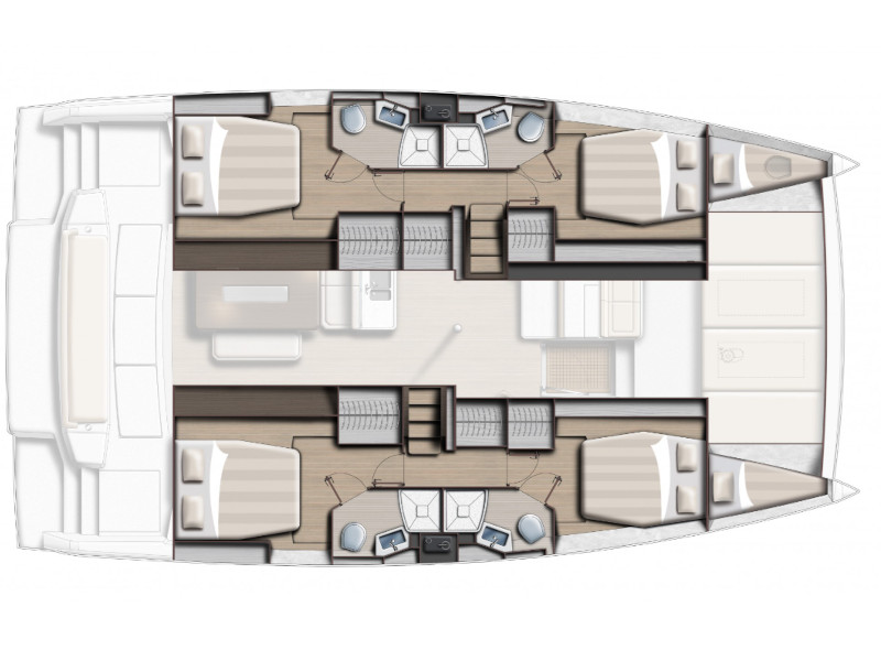 Catamaran - Bali 4.6 - 5 Cabins - Built 2022