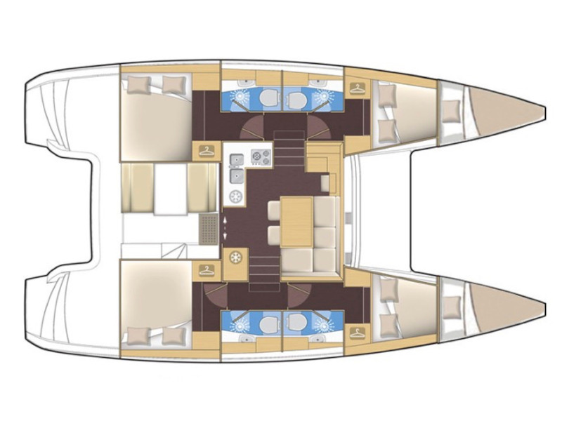 Catamaran - Lagoon 39 - 4 Cabins - Built 2017