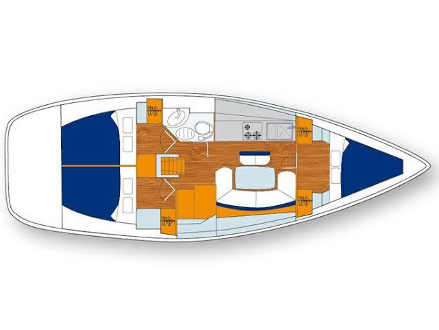 S/Y - Cyclades 39.3 - 3 Cabins - Built 2007