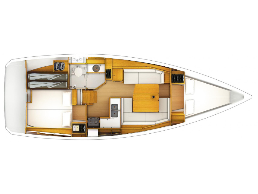 S/Y - Sun Odyssey 379 - 2 Cabins - Built 2015