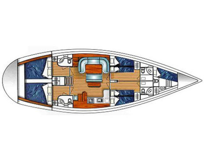 S/Y - Ocean Star 51.2 - 5 Cabins - Built 2002