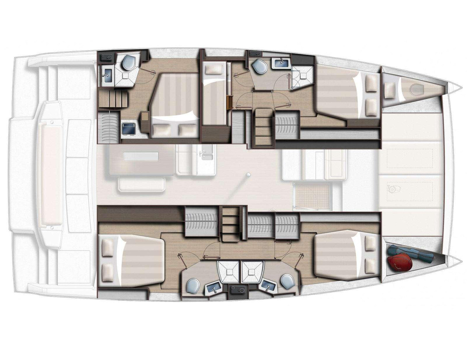 Catamaran - Bali 4.6 - 7 Cabins - Built 2022