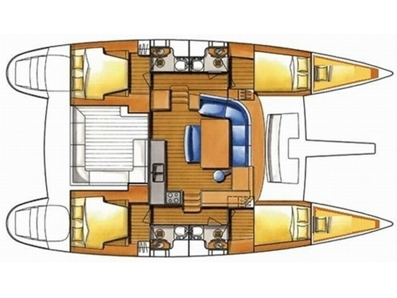 Catamaran - Lagoon 400 - 6 Cabins - Built 2010