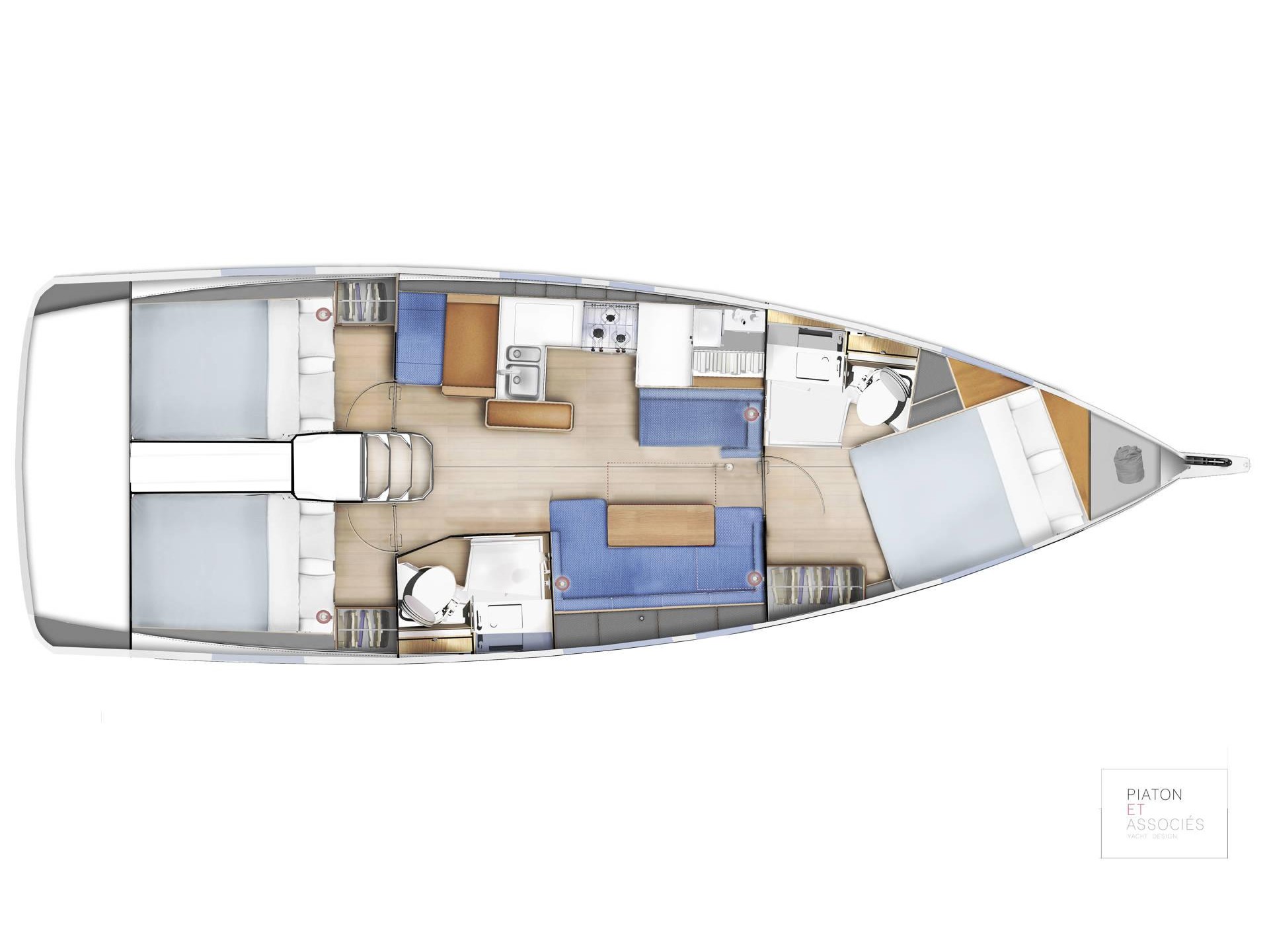 Sun Odyssey  - Lyon - Plan image - Italy, Capo d'Orlando Marina