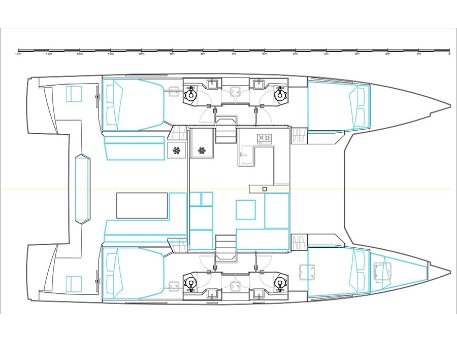 Catamaran - Nautitech 46 Fly - 4 Cabins - Built 2017