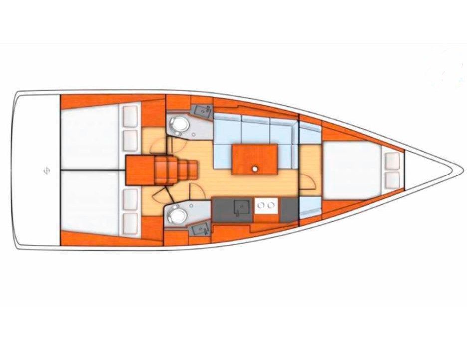 Beneteau  - Chica - Plan image - Italy, Vibo Marina