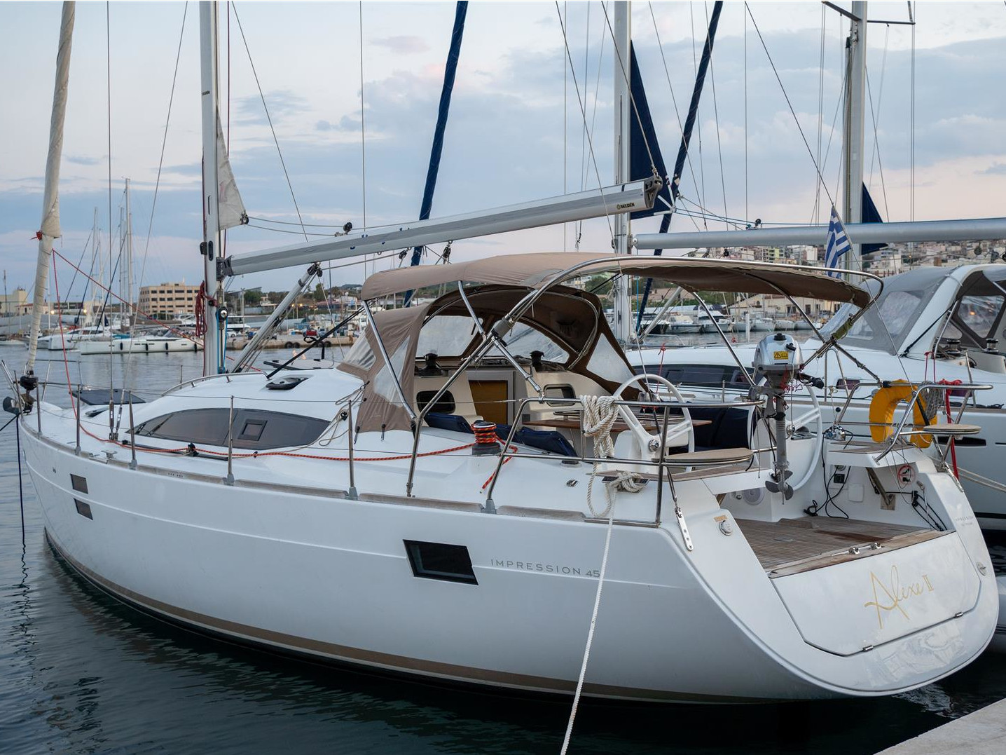 Elan 45 Impression “ALEXE (Bow Thruster -Teak cockpit)“, Lavrion