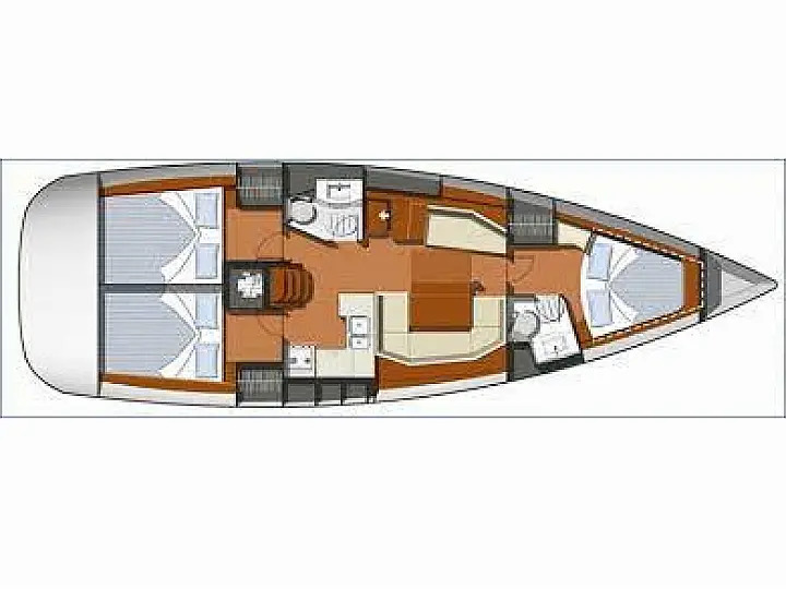 Sun Odyssey  - FREYA - Plan image - Griechenland, Port of Volos