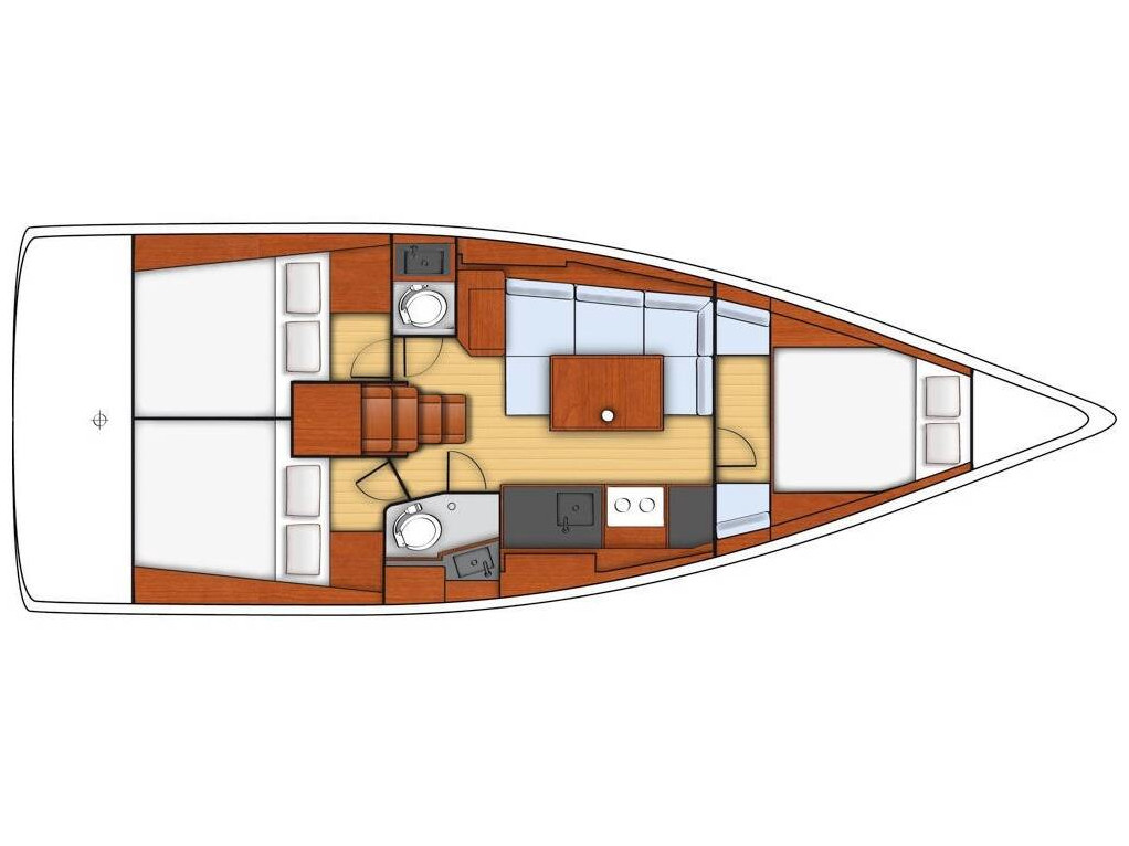 Beneteau  - Amaral - Plan image - Italy, Marina d'Arechi