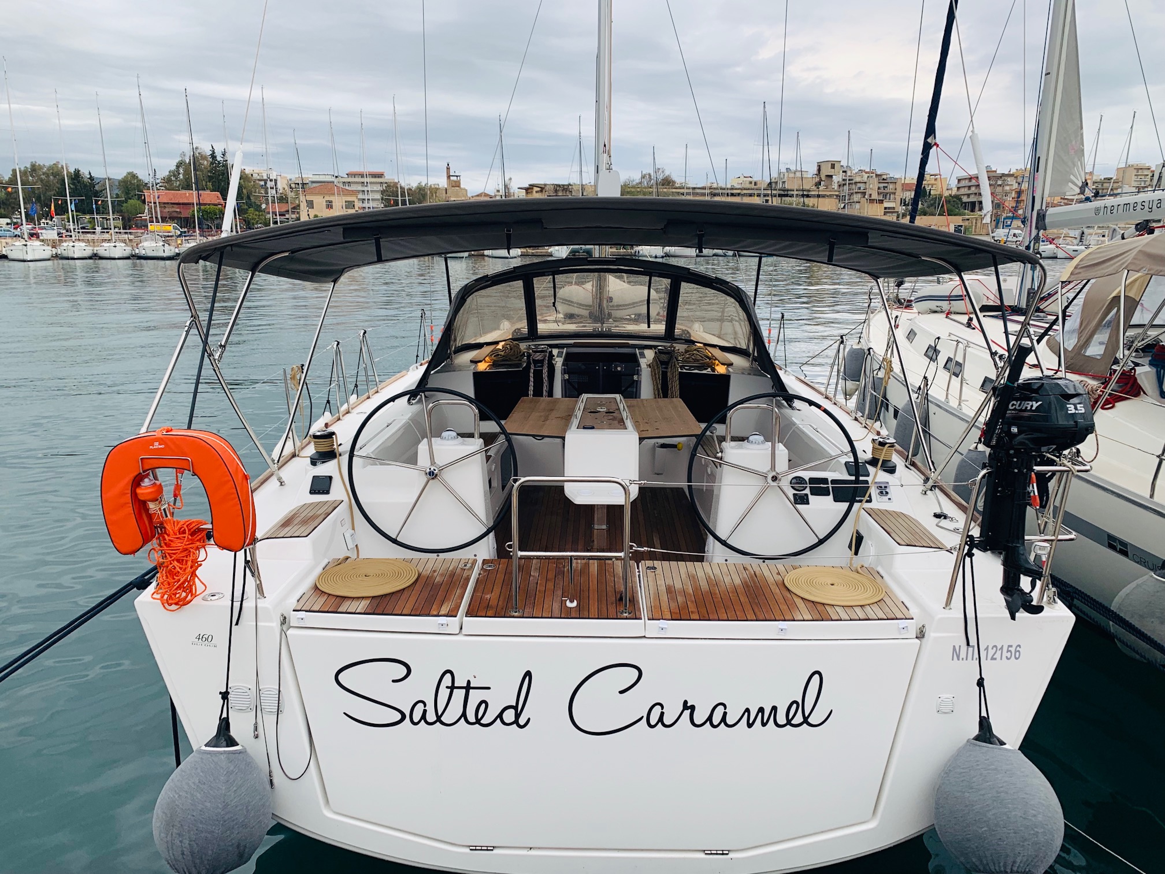 Dufour 460 Grand Large (5-cab) “Salted Caramel“, Lavrion