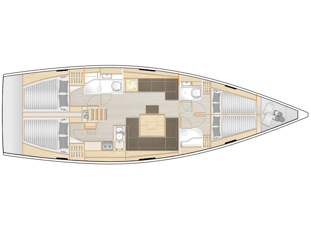 Plan image H458-20-T / Hanse 458[G]