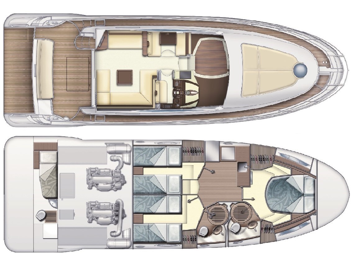 - Azimut 47 - 3 Cabins - Built 2009