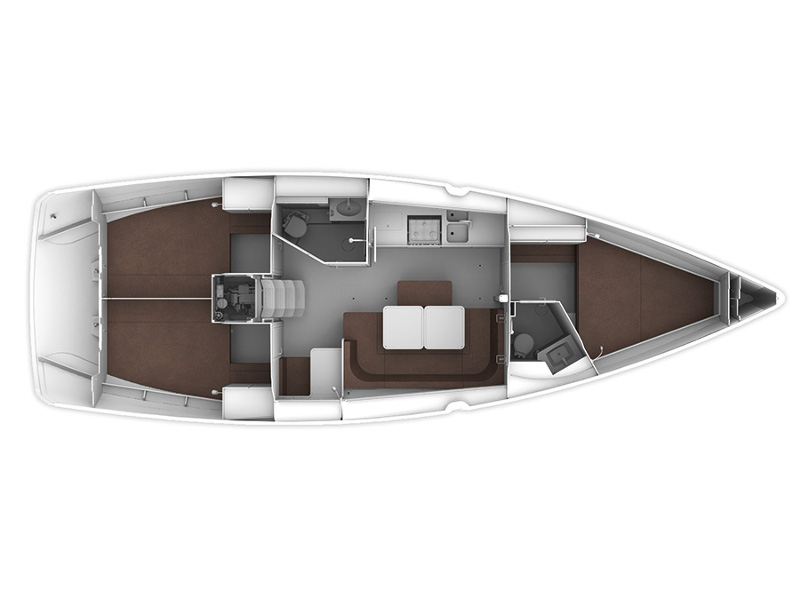 Plan image PRES- 41C-17-G / Bavaria Cruiser 41[G]