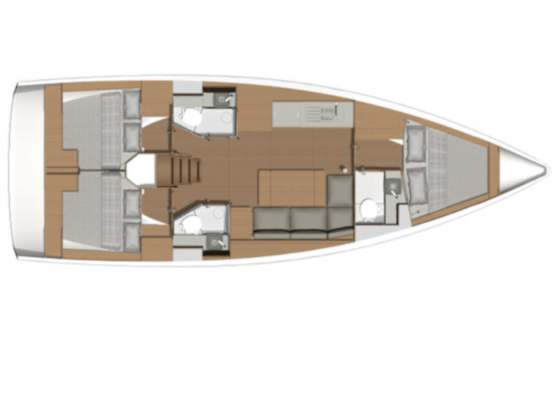 Dufour  - Palmarola - Plan image - Italy, Marina Portorosa