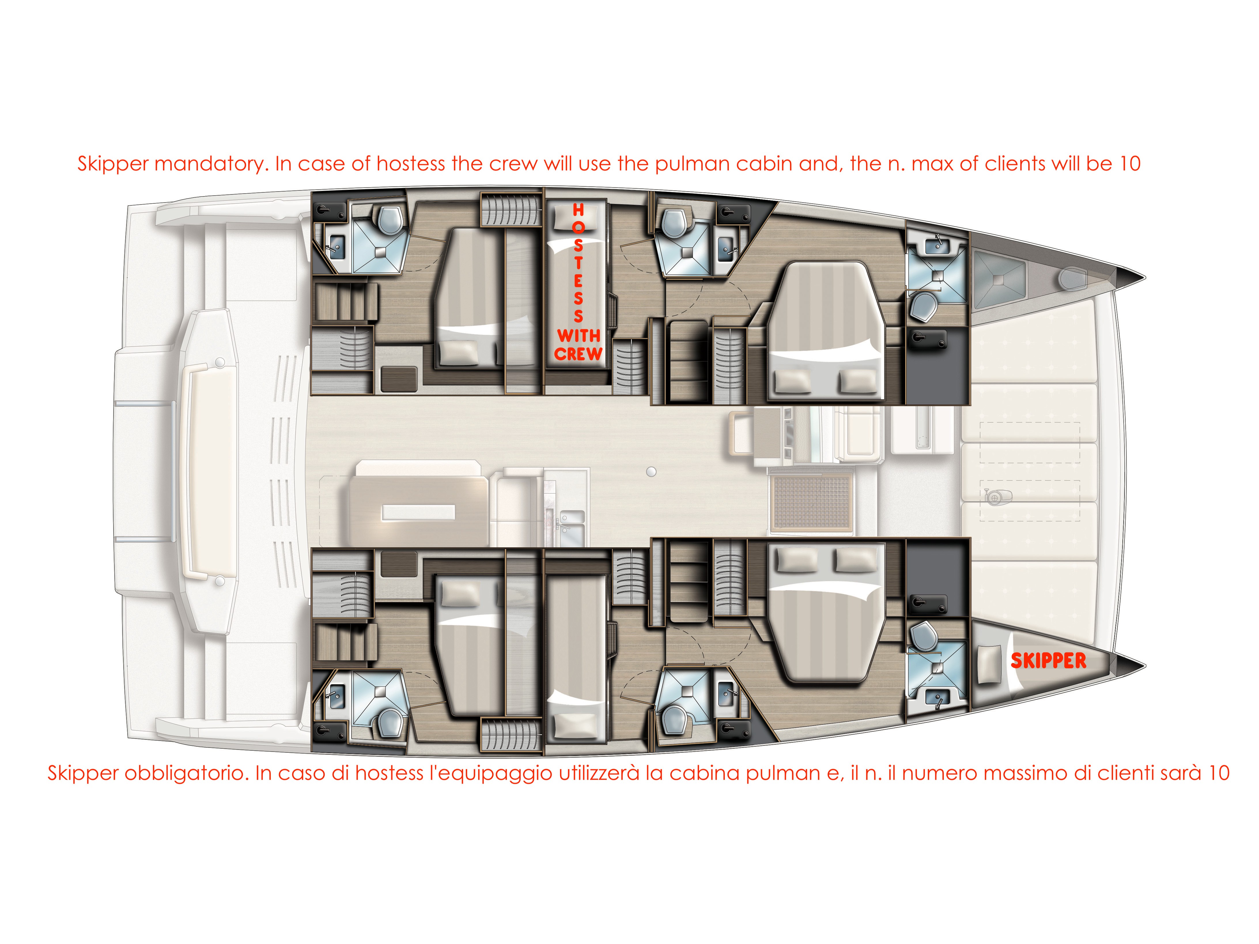 Catamaran - Bali 4.8 - 7 Cabins - Built 2021