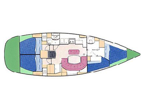S/Y - Oceanis 411 - 4 Cabins - Built 2000